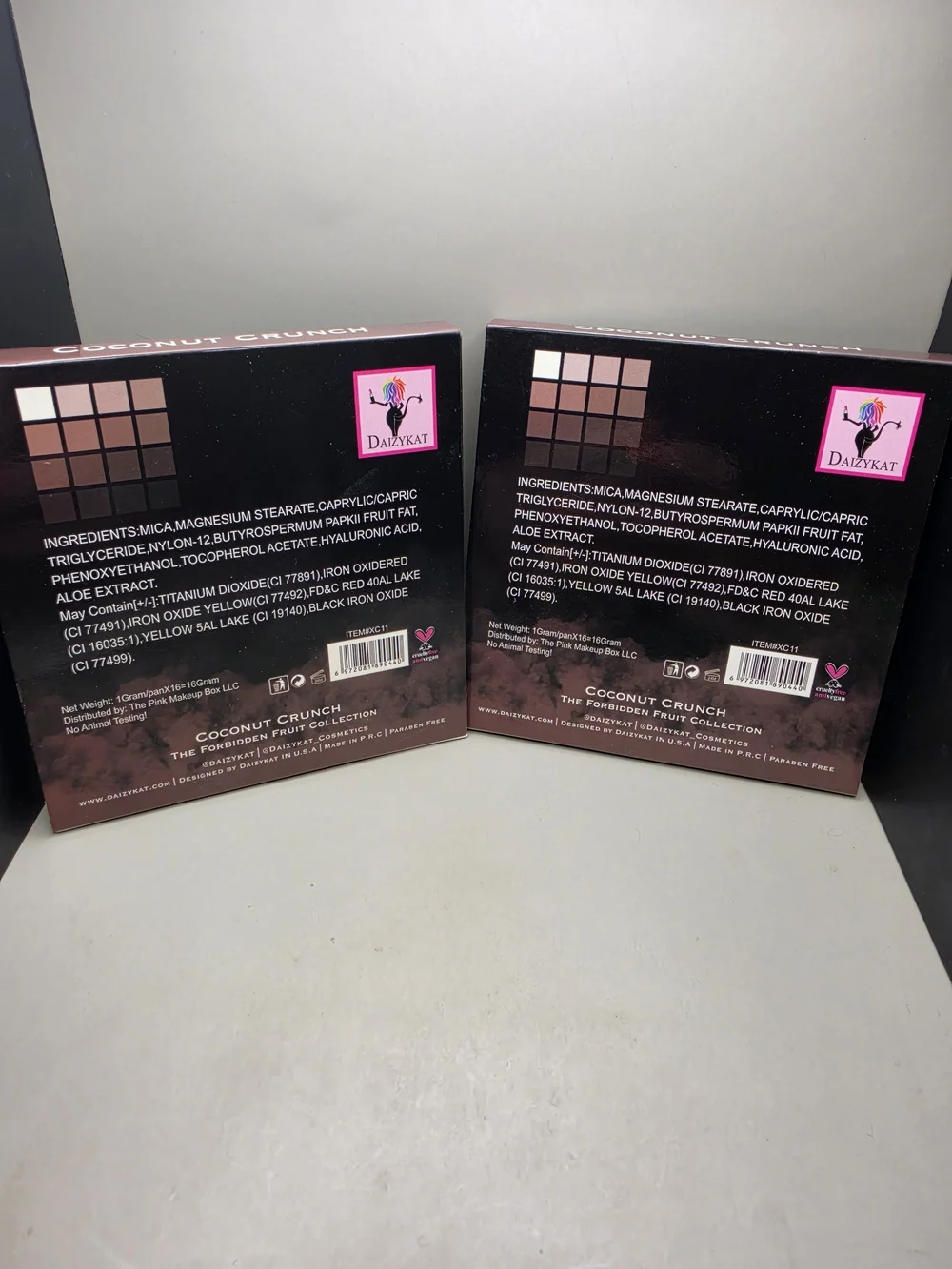 Coconut Crunch Eyeshadow Palette Duo - Pinks and Neutrals